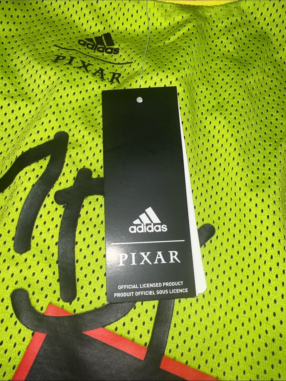 adidas Black Jersey with Green Rex & Purple Trim - Picture 4 of 7